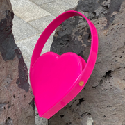 Fuchsia Heart Baguette